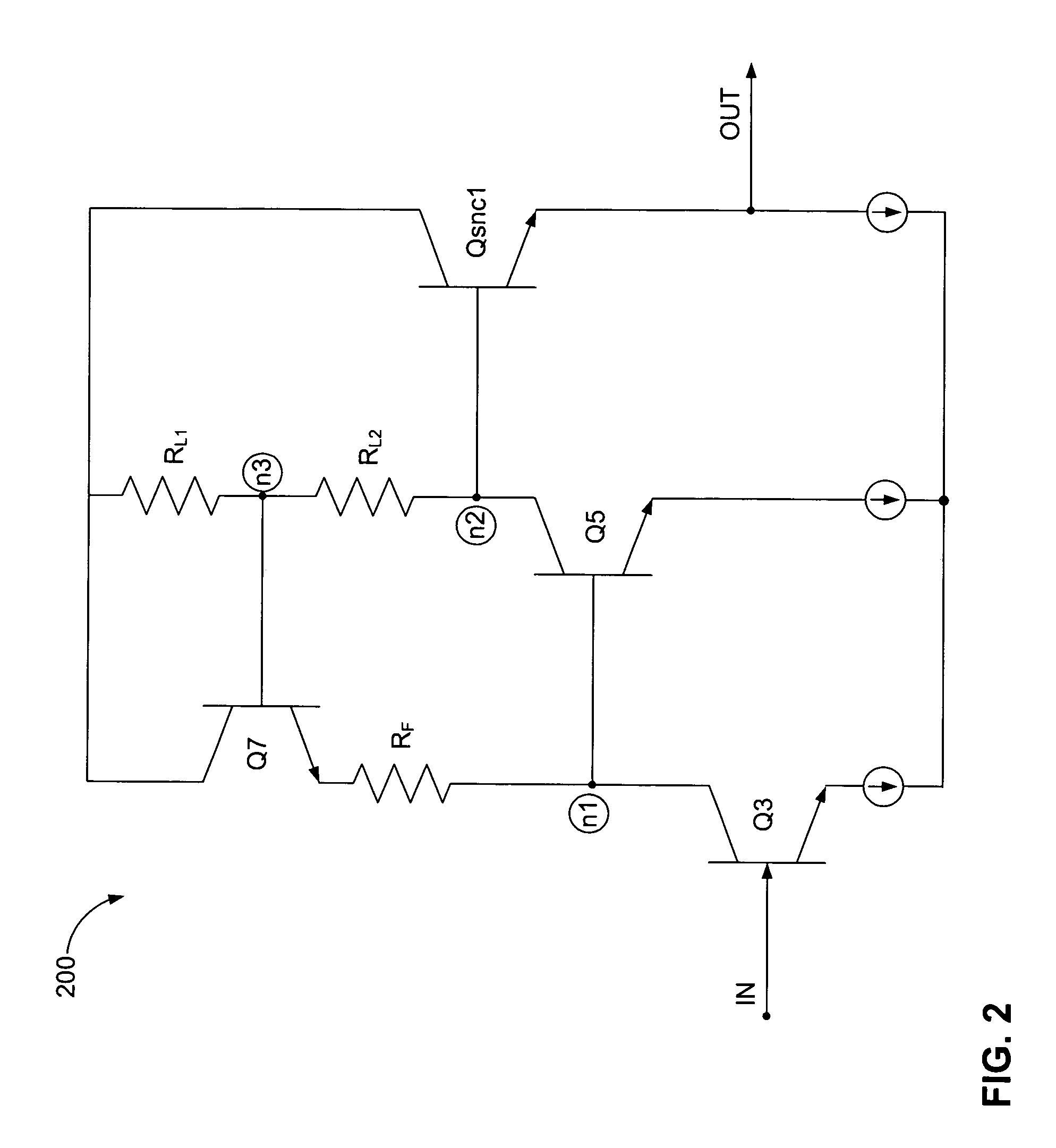 Wideband CMOS gain stage