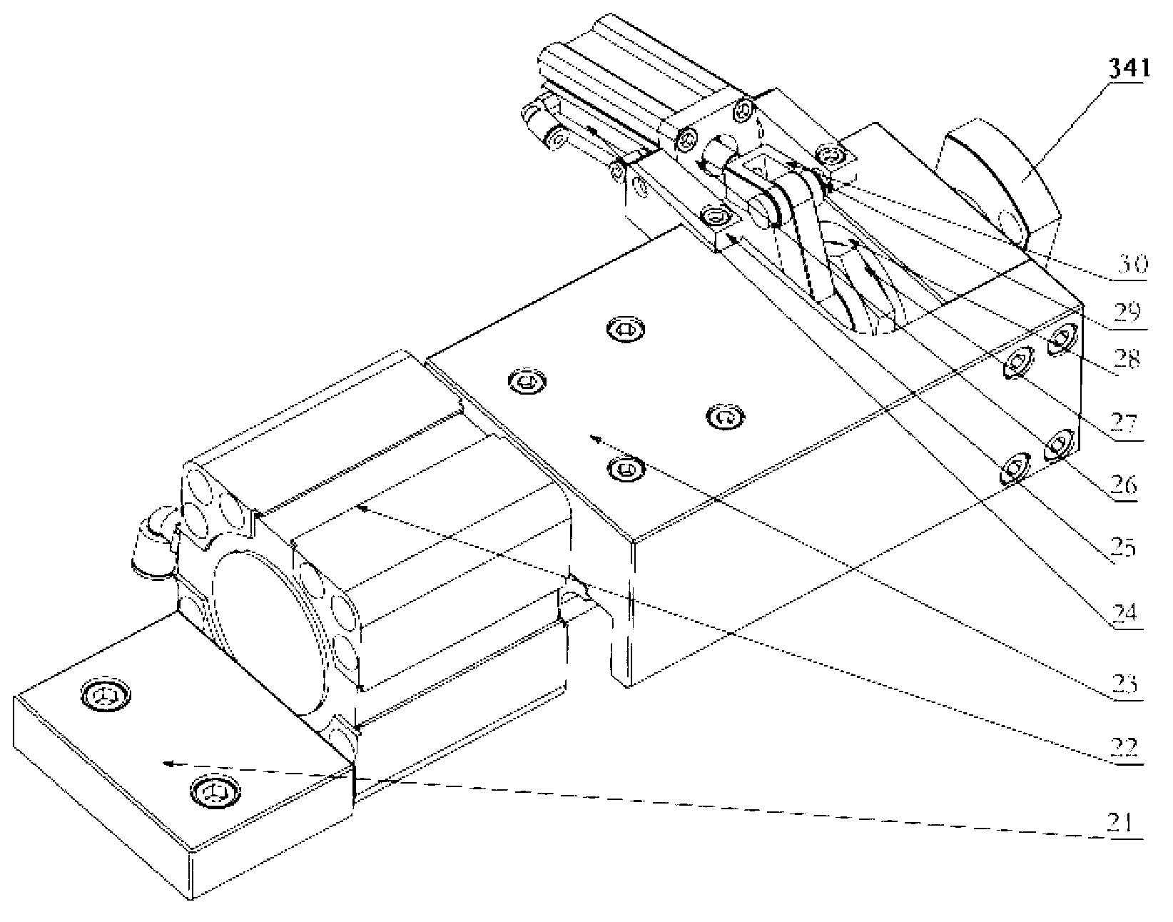 Peeling device and coated pipe peeling machine