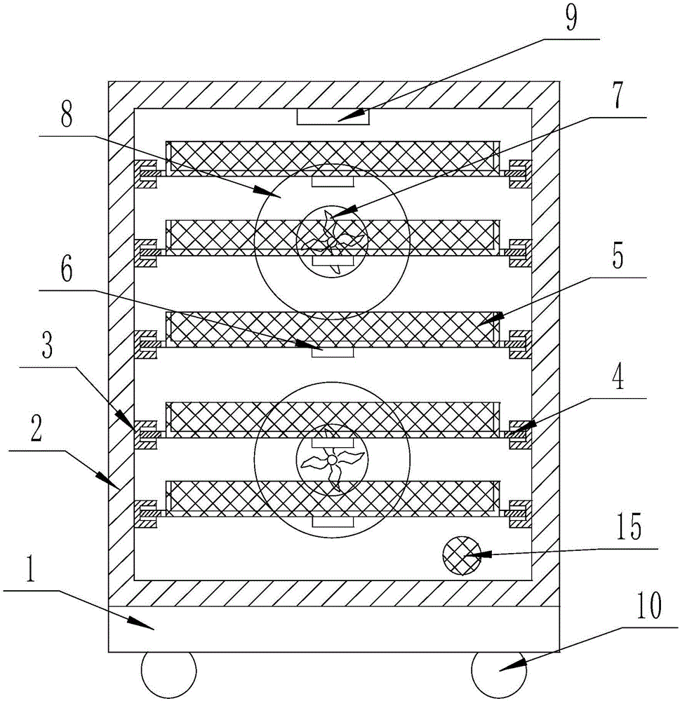 Edible mushroom drying device