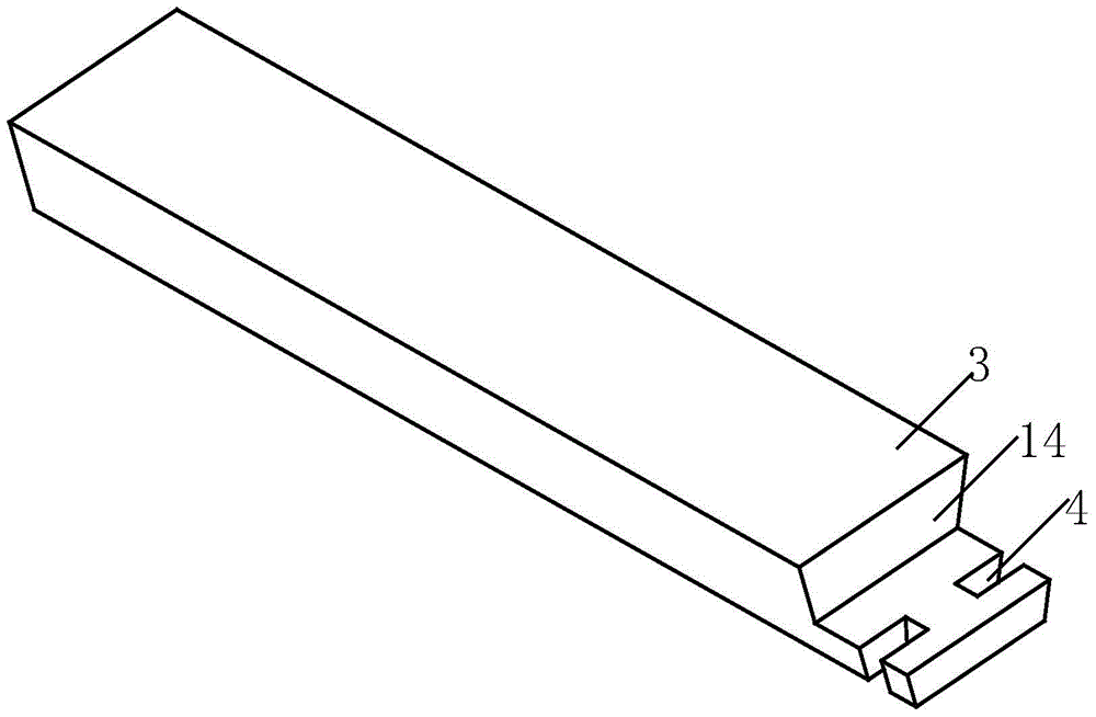 Sandpaper clamping rod for a swing-arm type hand-held grinder