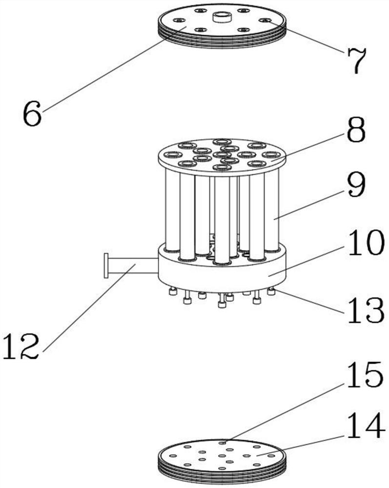 Assembly line type immersion work harmful water treatment device for chemical production