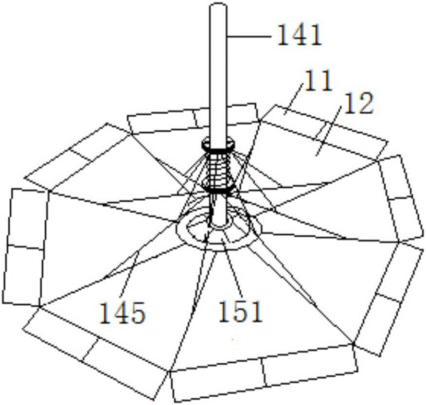 Photovoltaic-wind-rainwater power generation integrated device