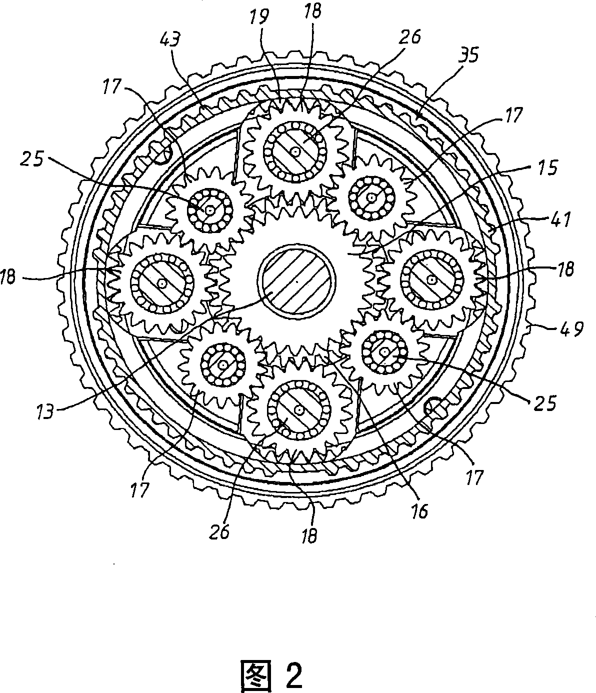 Planetary gear apparatus