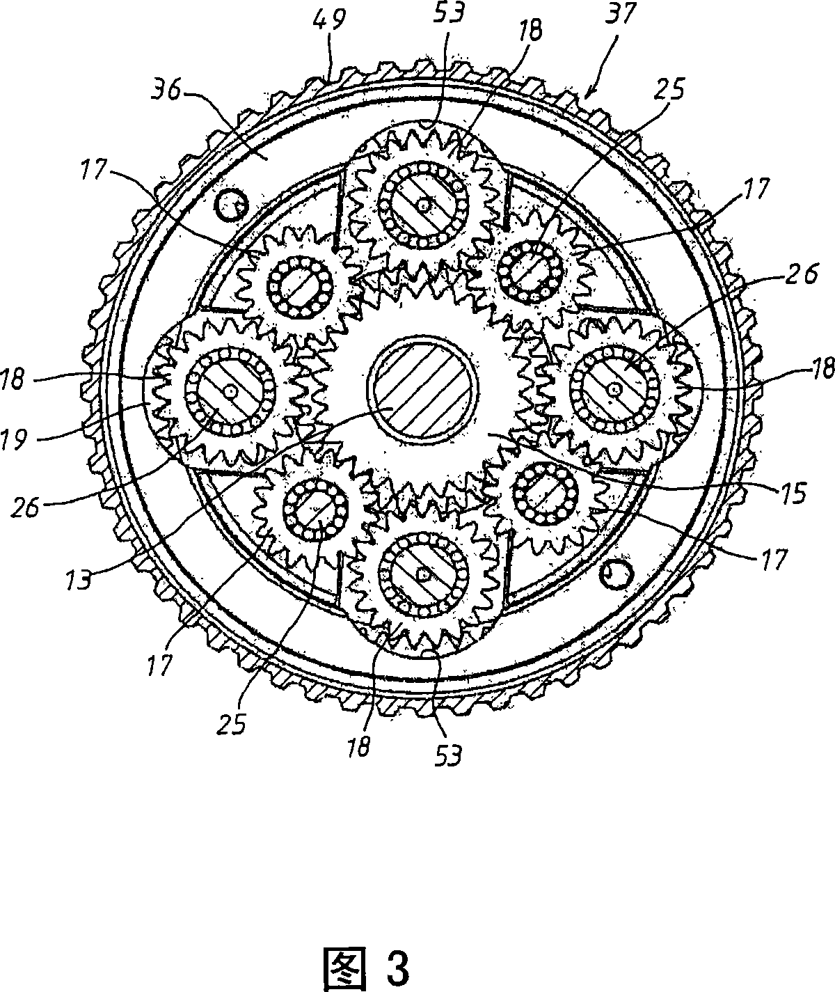 Planetary gear apparatus