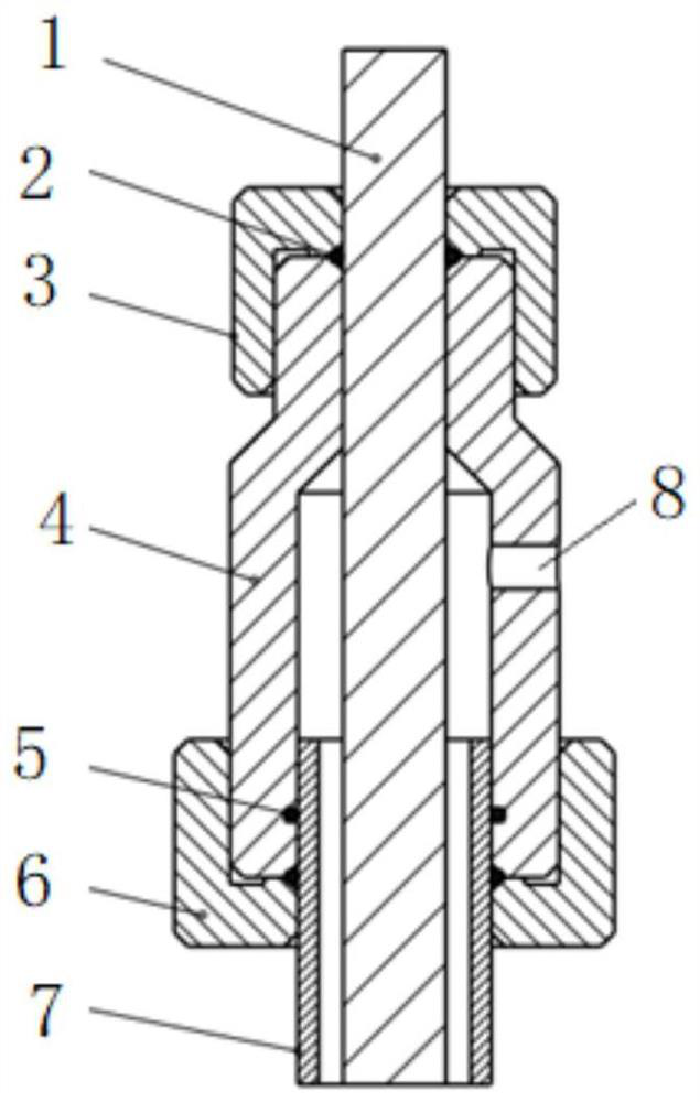 Special optical fiber preform sealing device