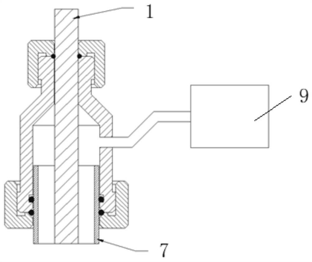 Special optical fiber preform sealing device