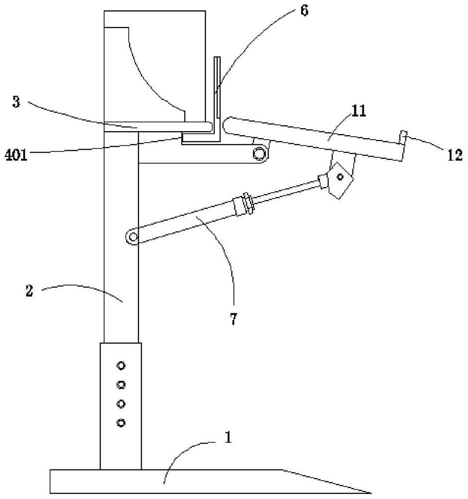 Turnover desk with lifting function