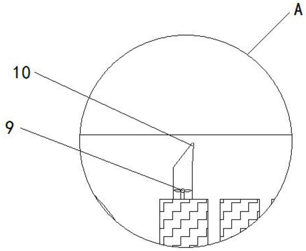 A non-woven fabric dyeing and dehydration box that can uniformly dehydrate non-woven fabrics after dyeing