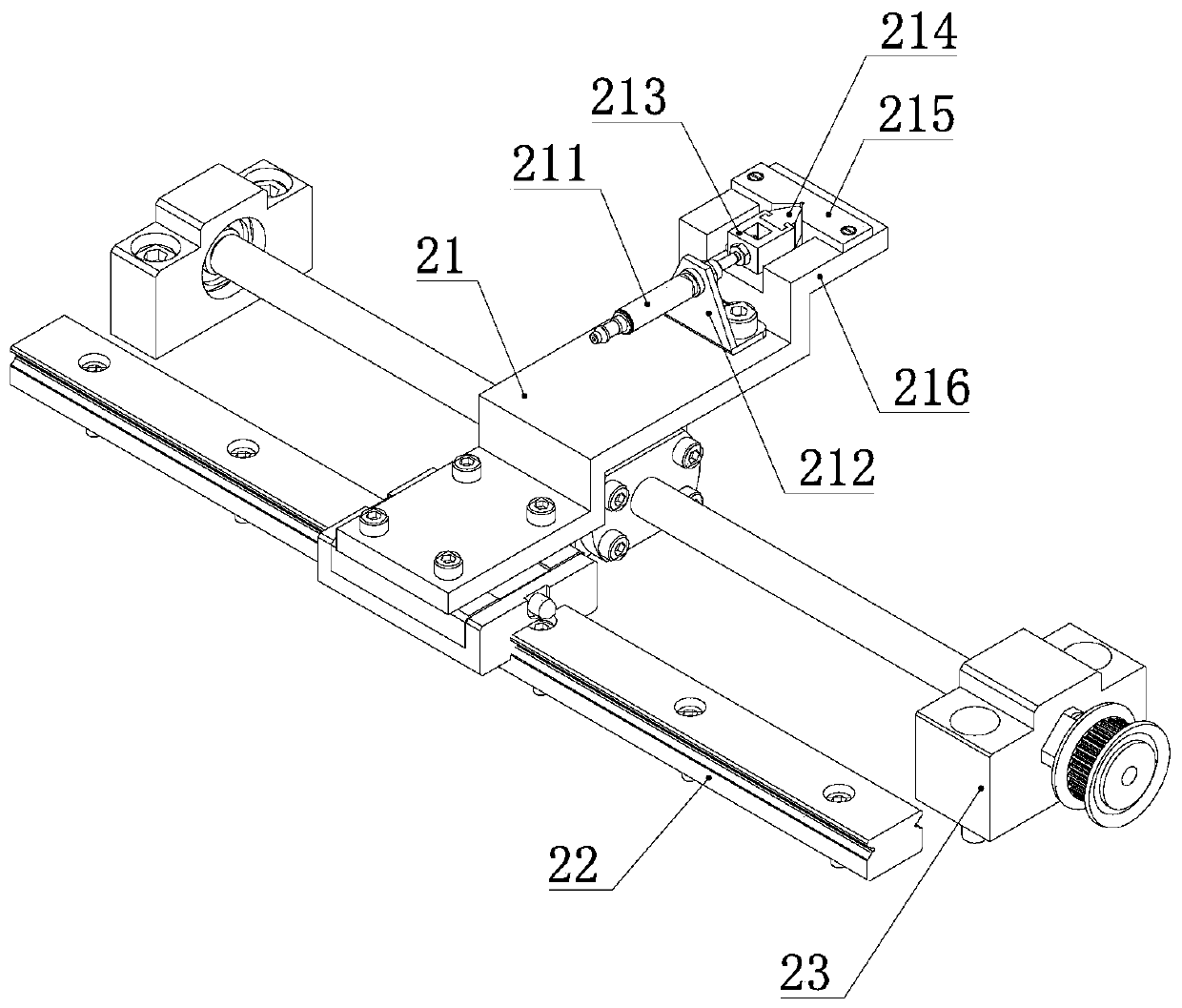 Insertion and extraction force detection device for double-end jacks, and method thereof