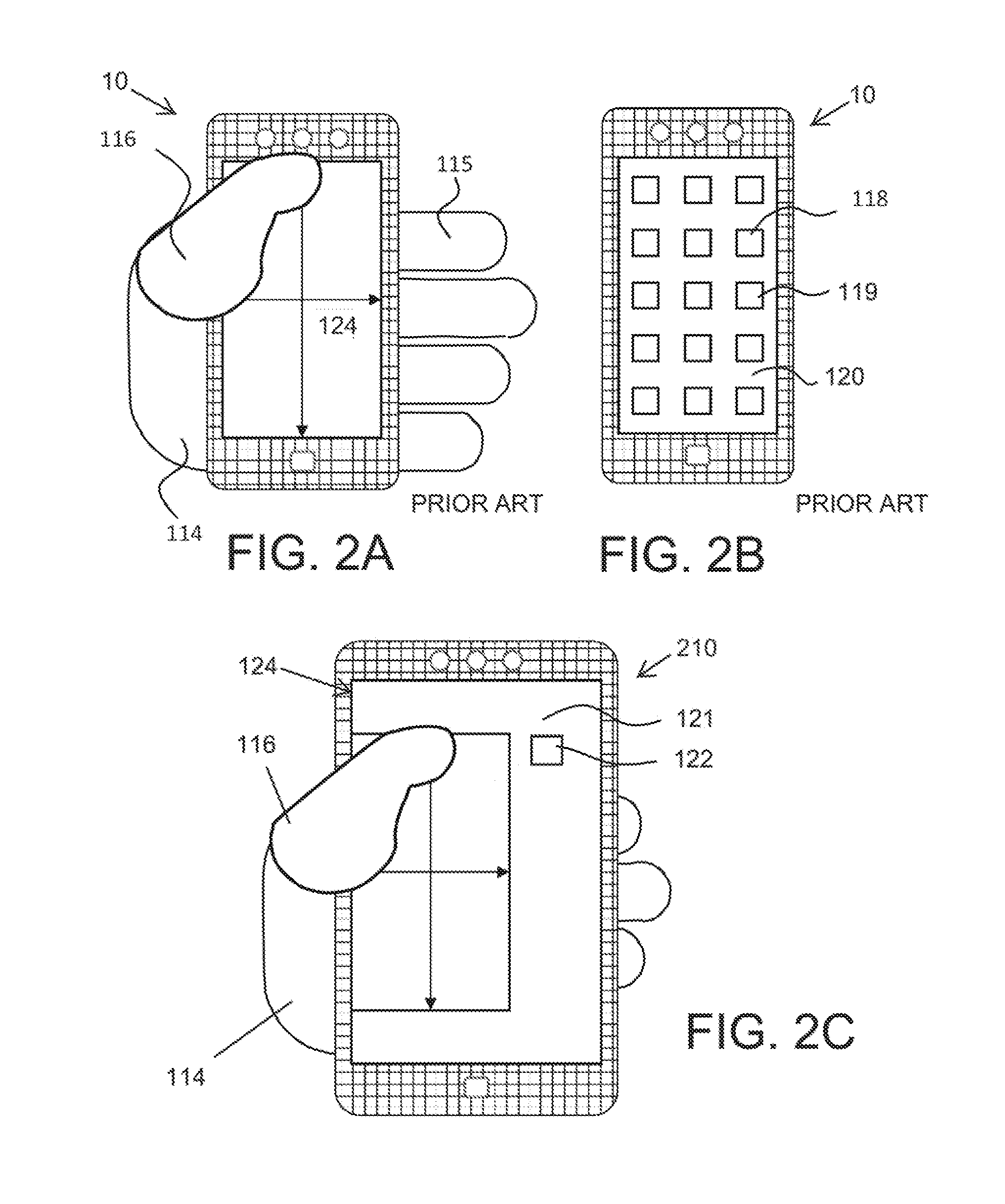 Method of single-handed software operation of large form factor mobile electronic devices