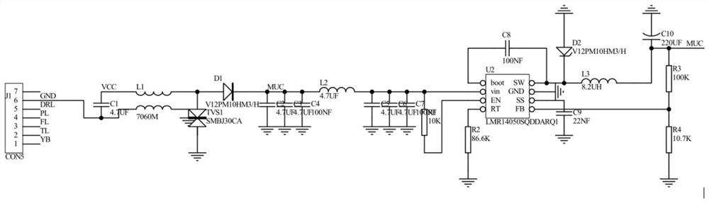 An integrated control system for vehicle lighting components