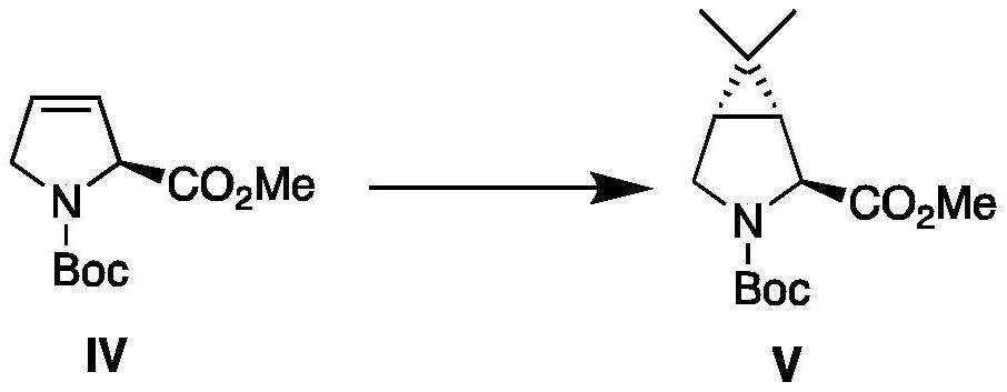 Preparation method of anti-new crown drug Paxlovid intermediate