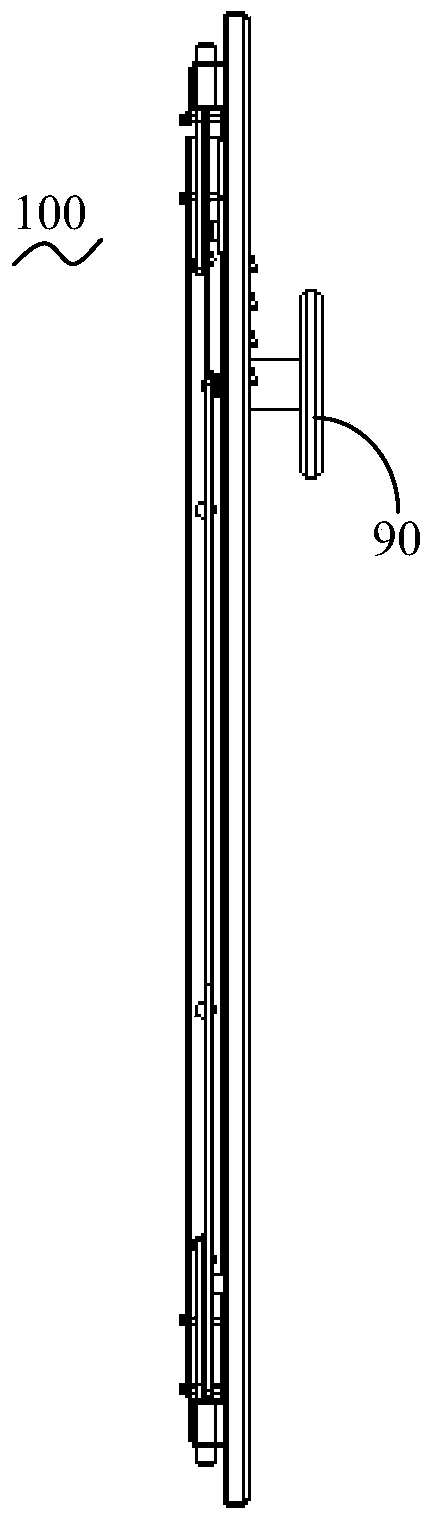 Linkage door lock for cabinet