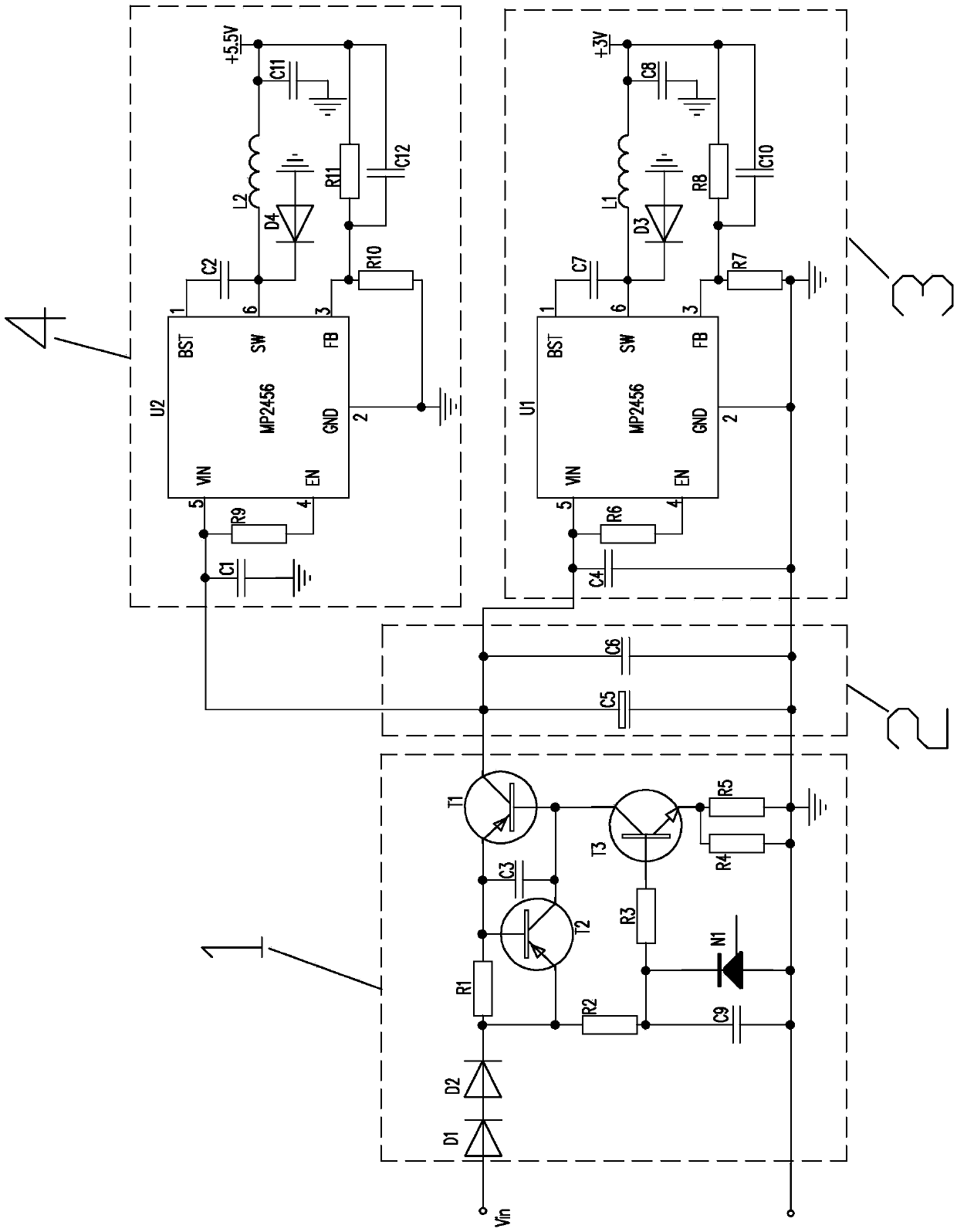 Power module for sensors used in mine safety monitoring