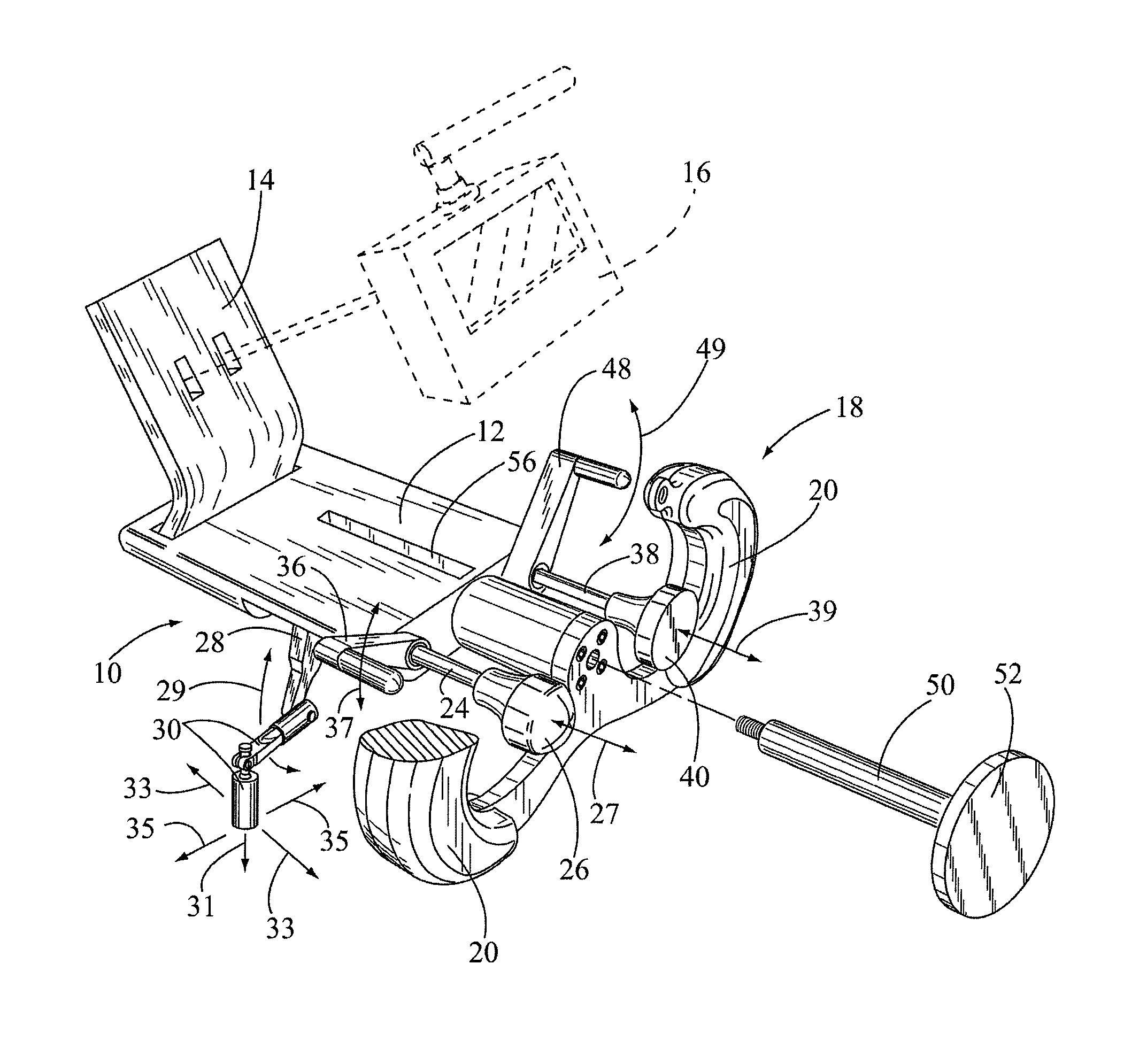 Portable cockpit yoke assembly for mounting on a radio controlled transmitter used with a model airplane