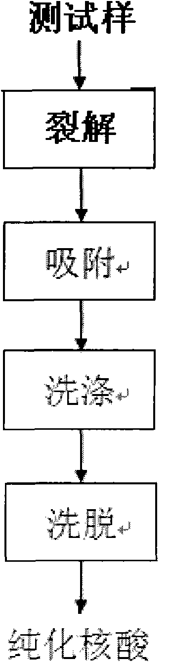 Simple nucleic acid purifying method