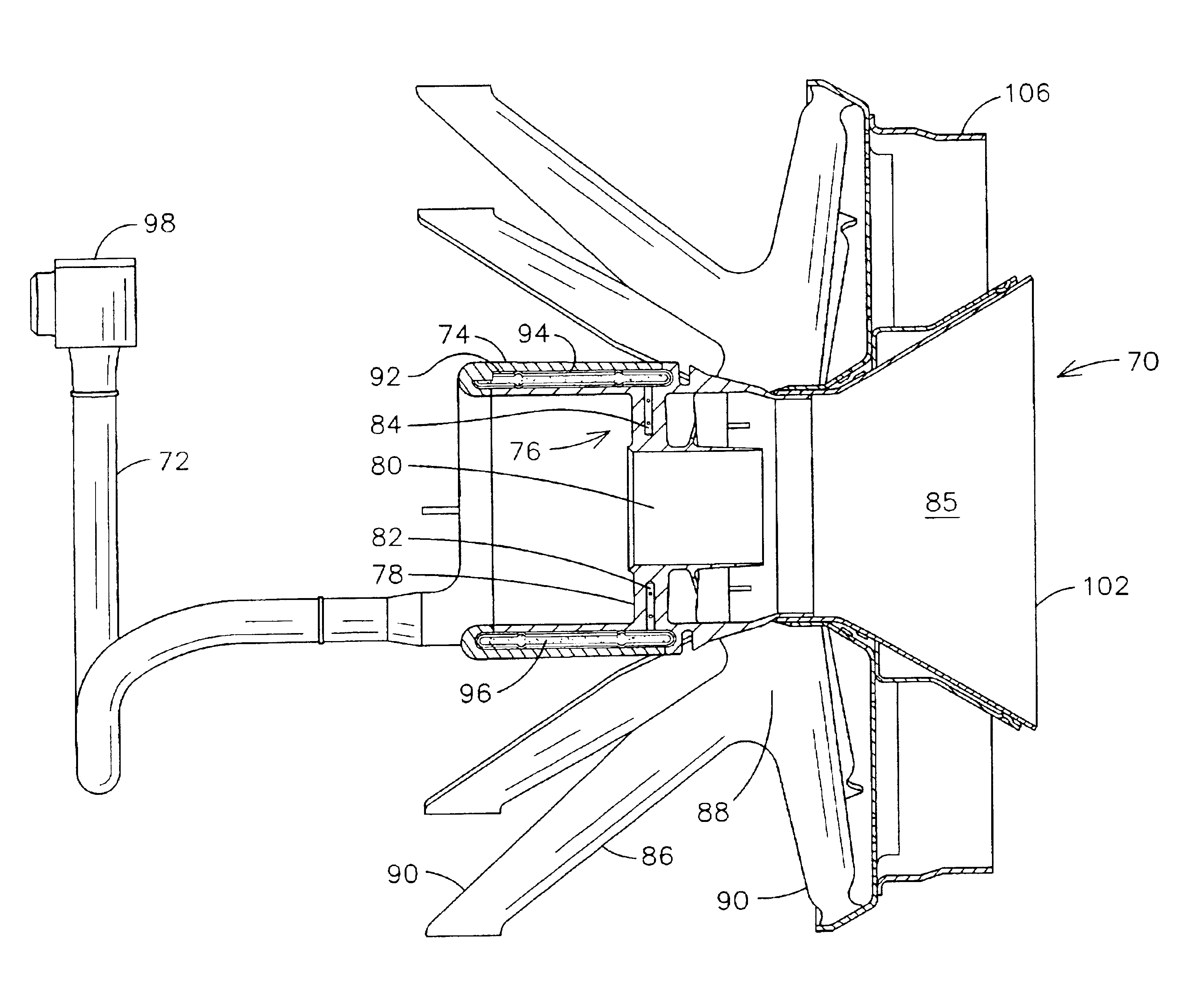 Premixed pilot burner for a combustion turbine engine