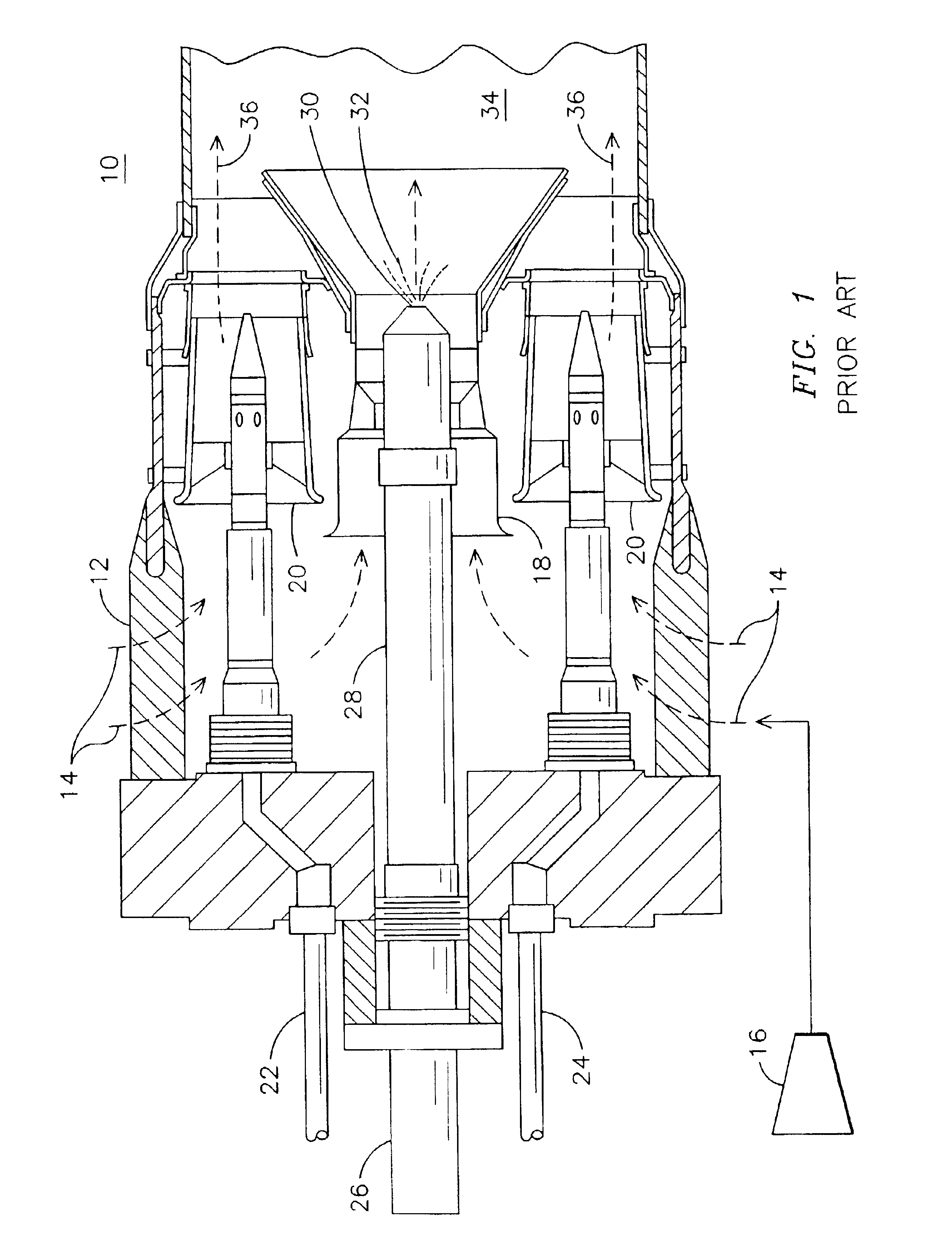 Premixed pilot burner for a combustion turbine engine