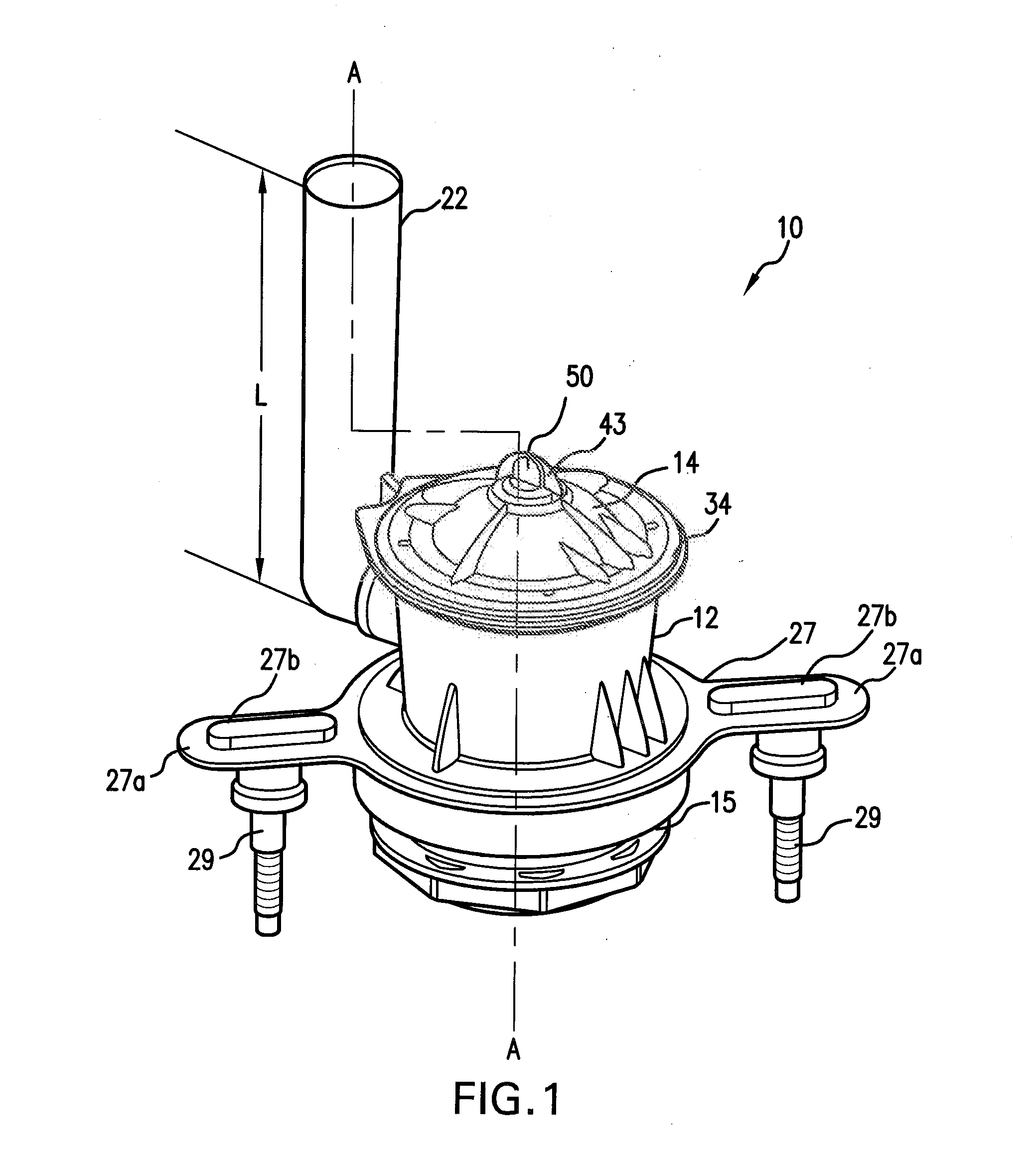 Limited volume high performance flush valve assembly