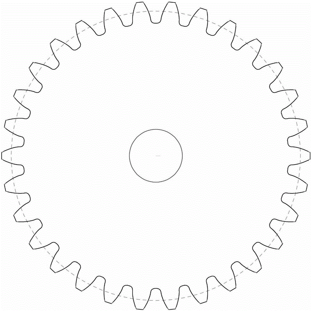 Involute straight tooth gear modification optimization method