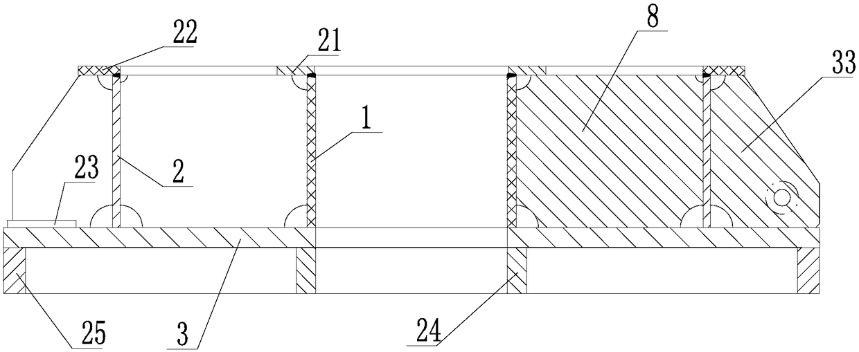 Welding method of core shell base under metal reactor internals in high temperature gas-cooled reactor nuclear power plant