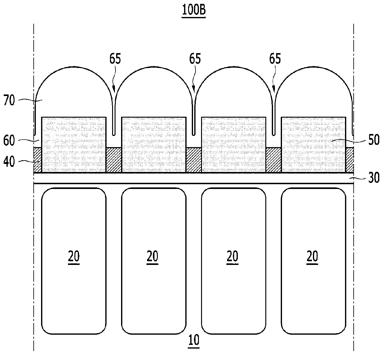 Image Sensor Including Partition Patterns