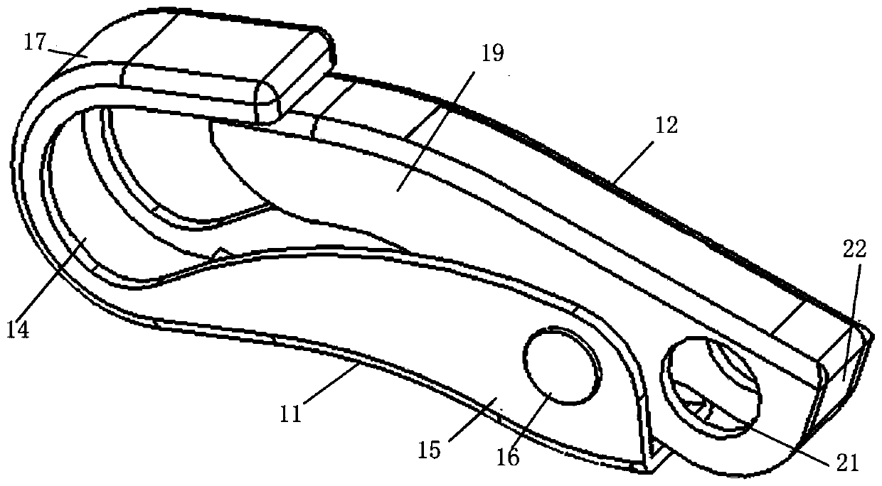 Connecting shackle and manufacturing equipment and manufacturing method thereof