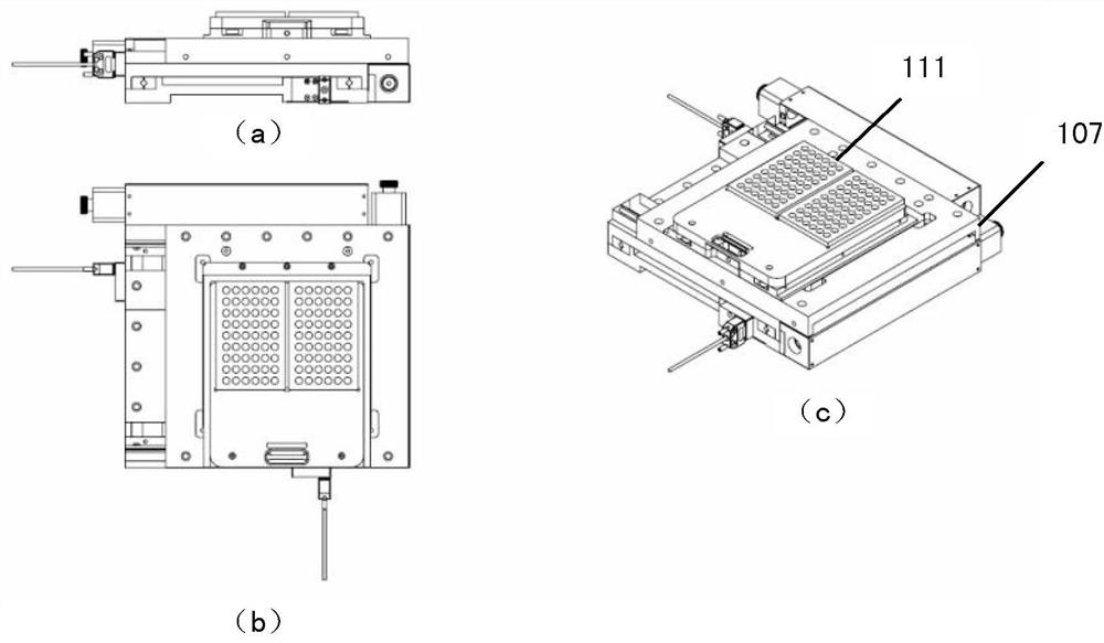 Array sample laser heating system