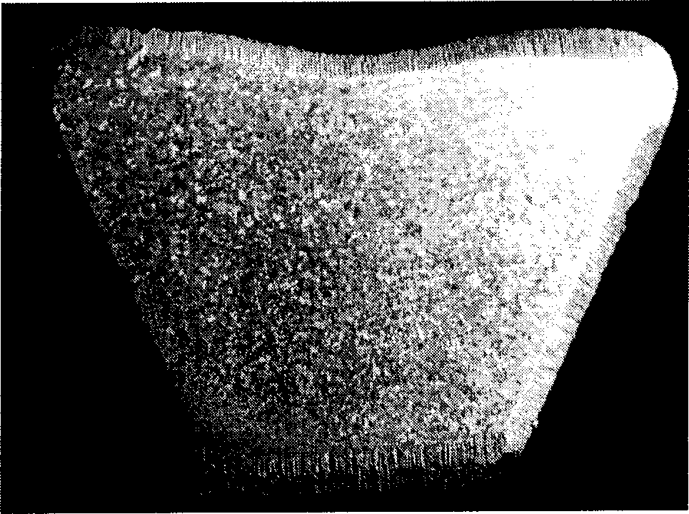 Prepn process of composite Al-Ti-C grain refining agent for aluminium and aluminium alloy