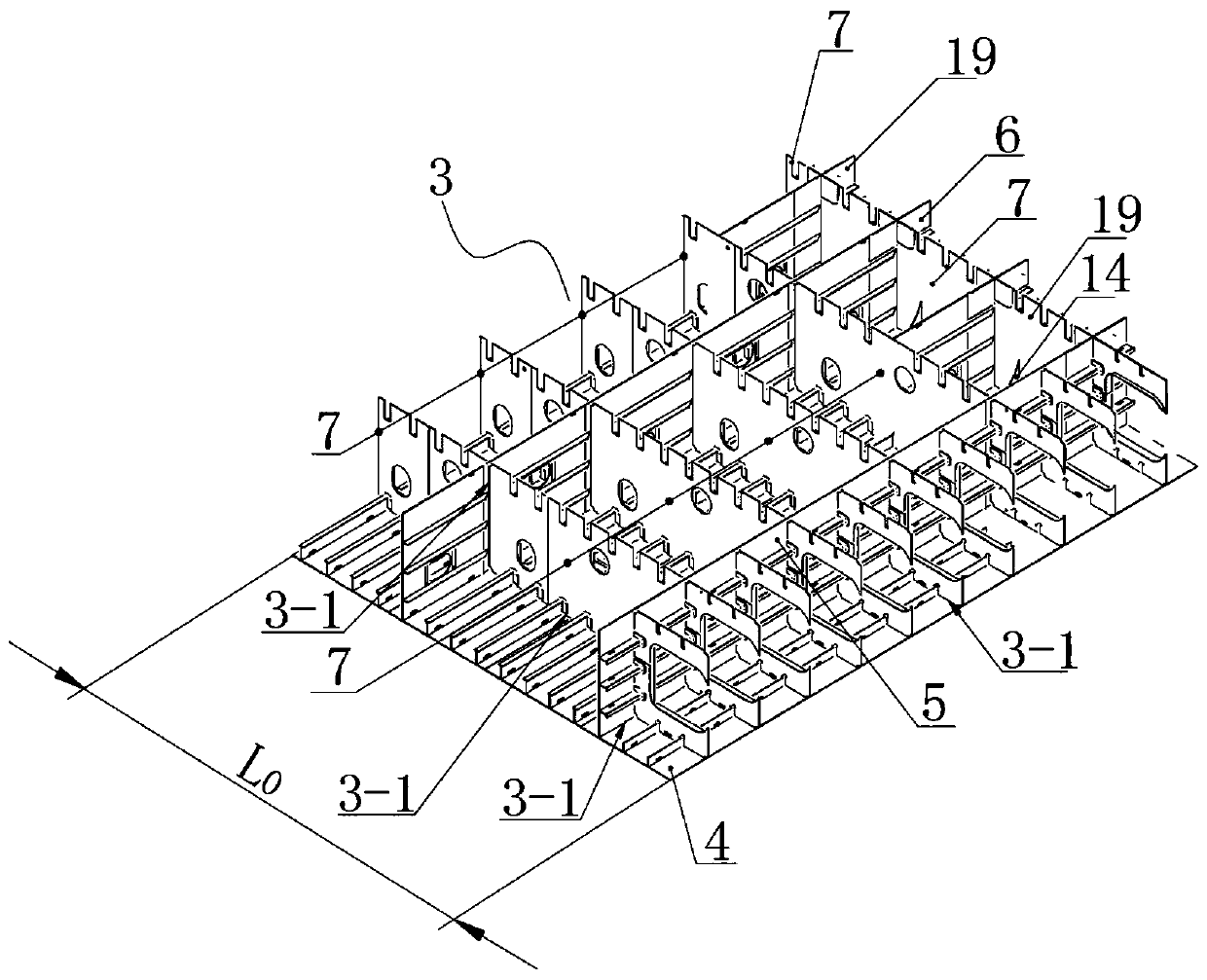 Intelligent manufacturing method for LNG ship double-layer bottom subsections