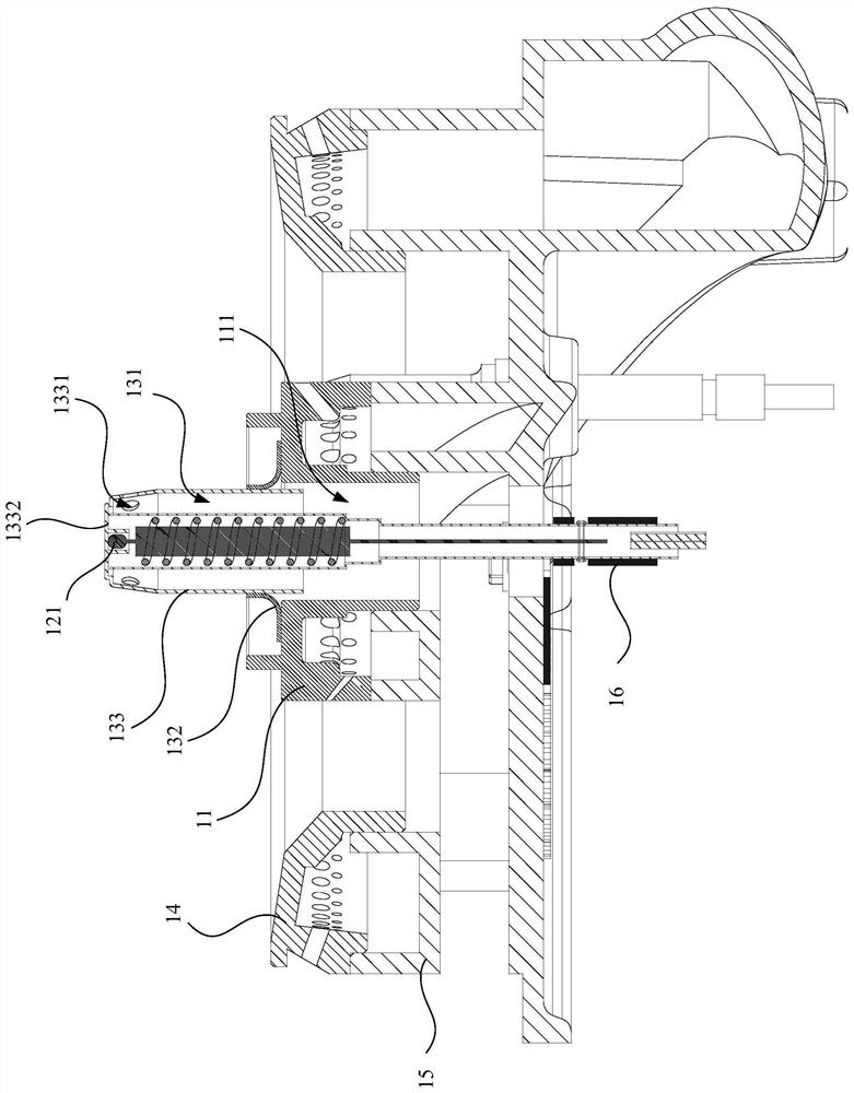 Anti-dry-burning gas stove