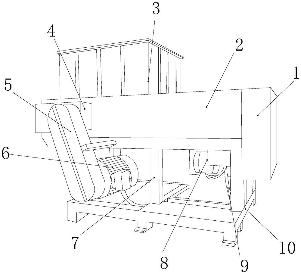 A waste tire shredder for rubber and plastic