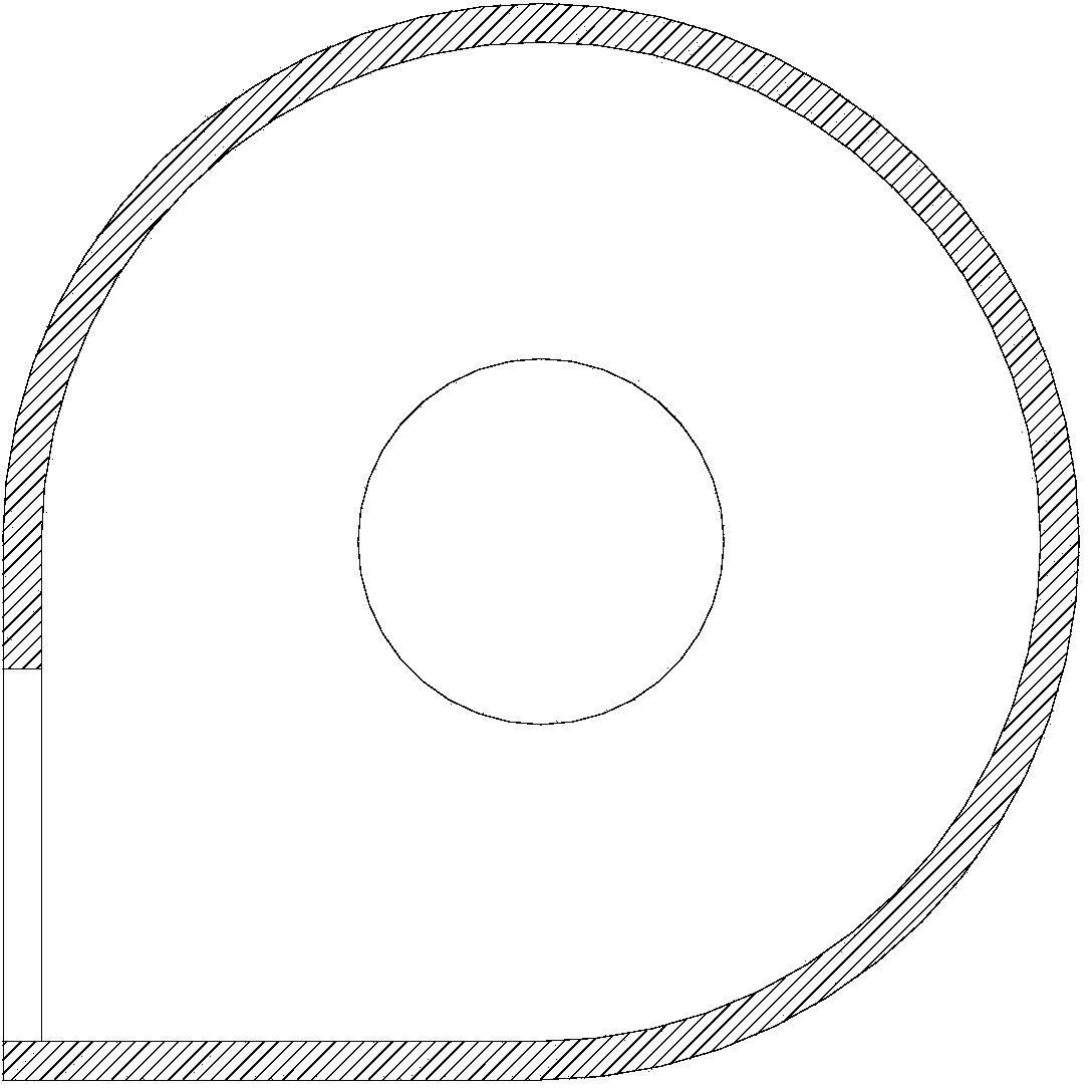 Circular-table-shaped device for realizing orderly water drainage and waterlogging prevention in cities