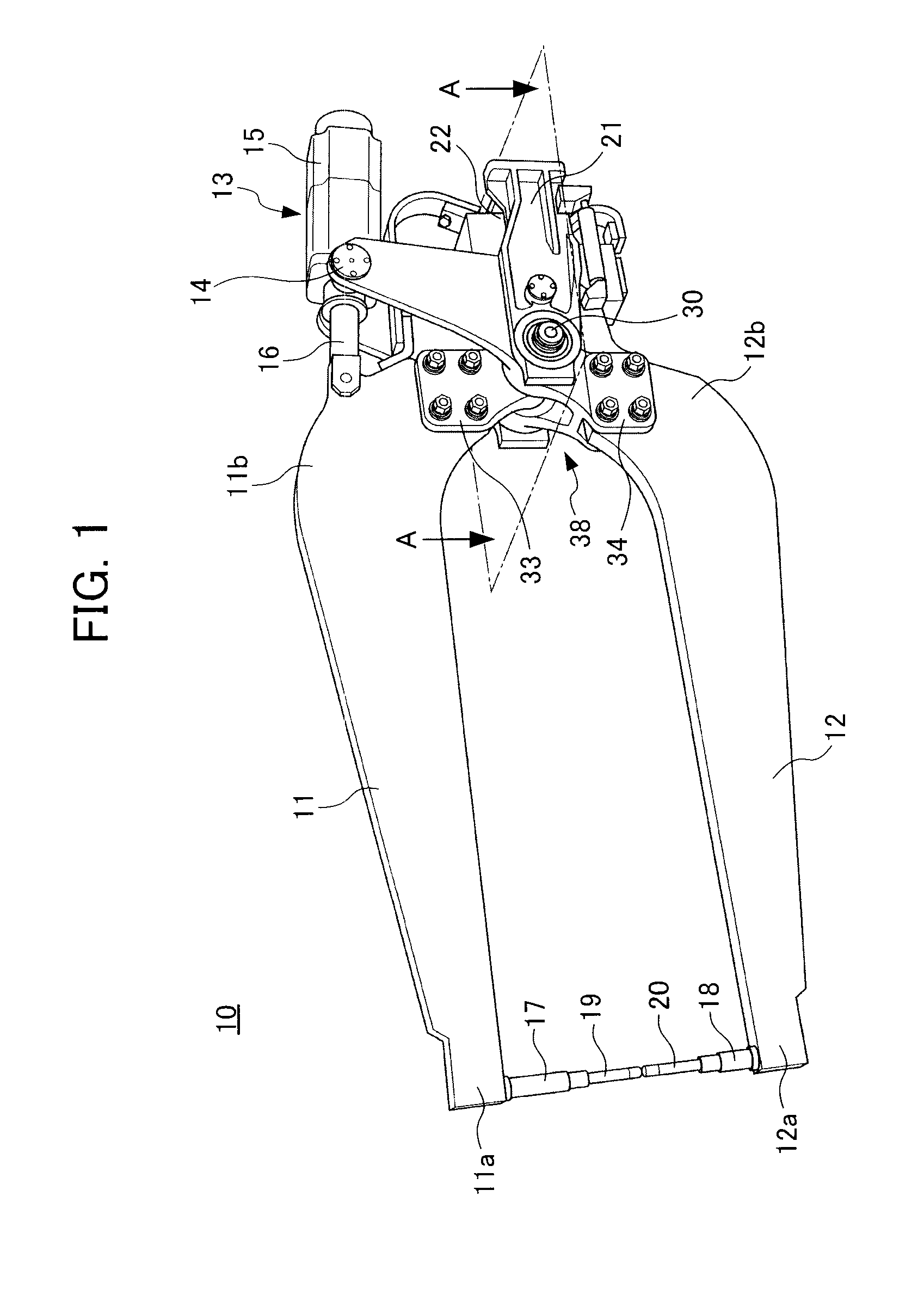 Bearing installation structure and installation method