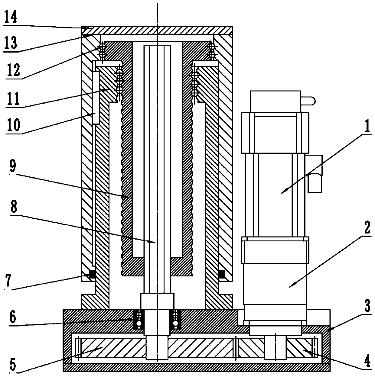 Ball screw type electric cylinder