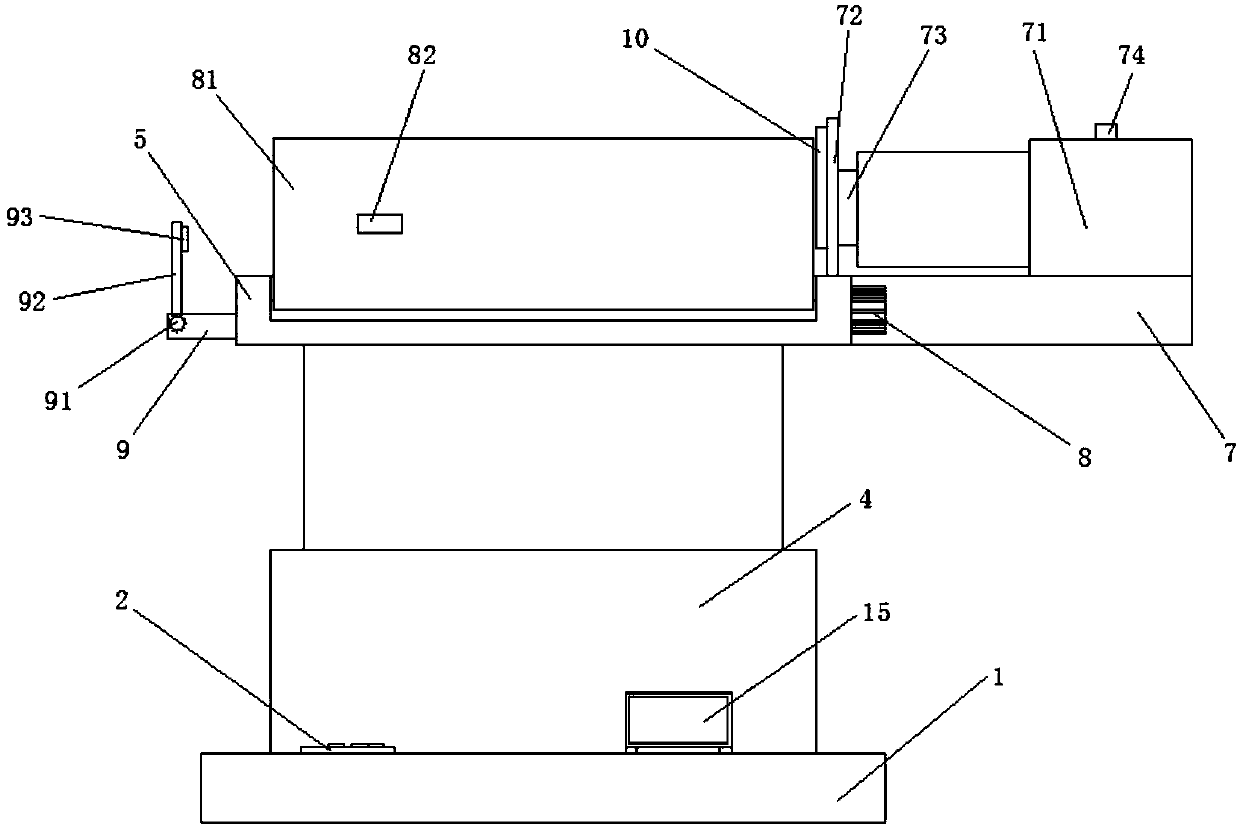 Grinding positioning intelligent robot for laser cutting equipment