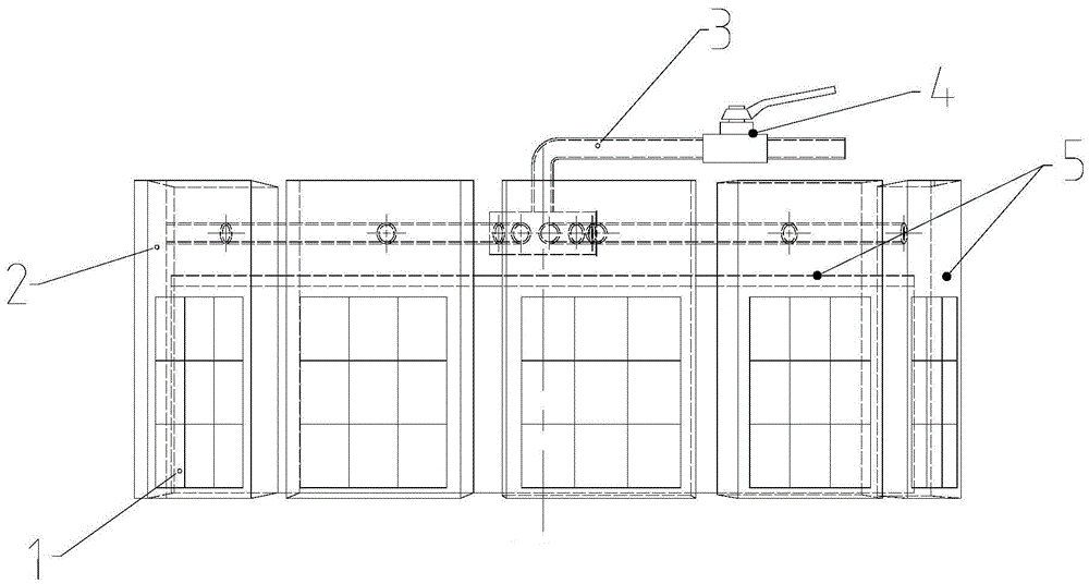 Oil collection head of overflowing oil collection device for water surface floating oil gathering