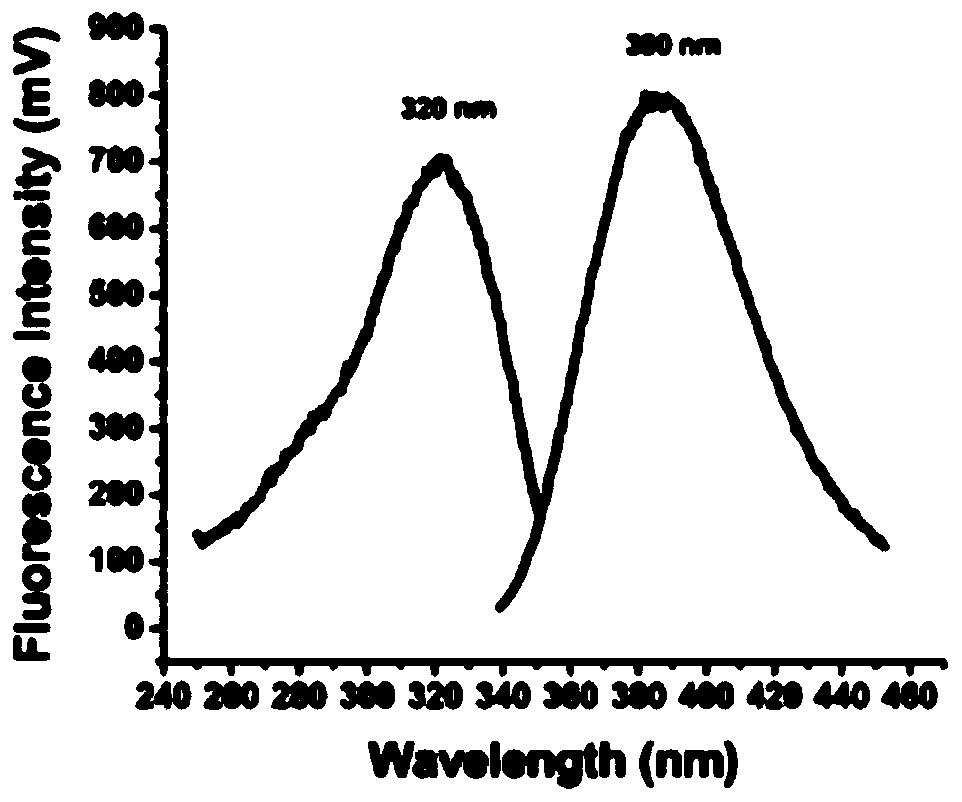 Fluorescence derivation reagent for detecting aldehyde substances and preparation method and application thereof