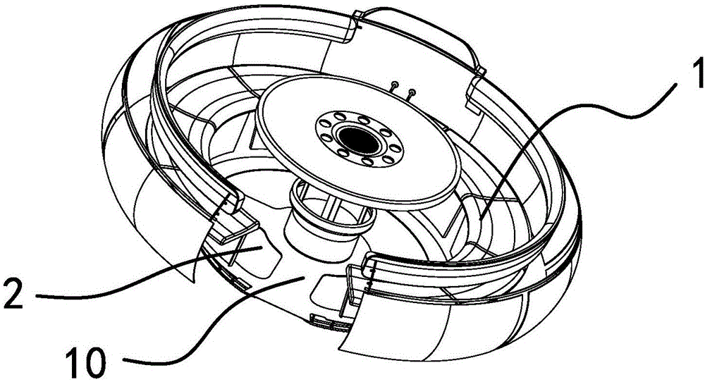 Bottom sealing structure of leisure boat