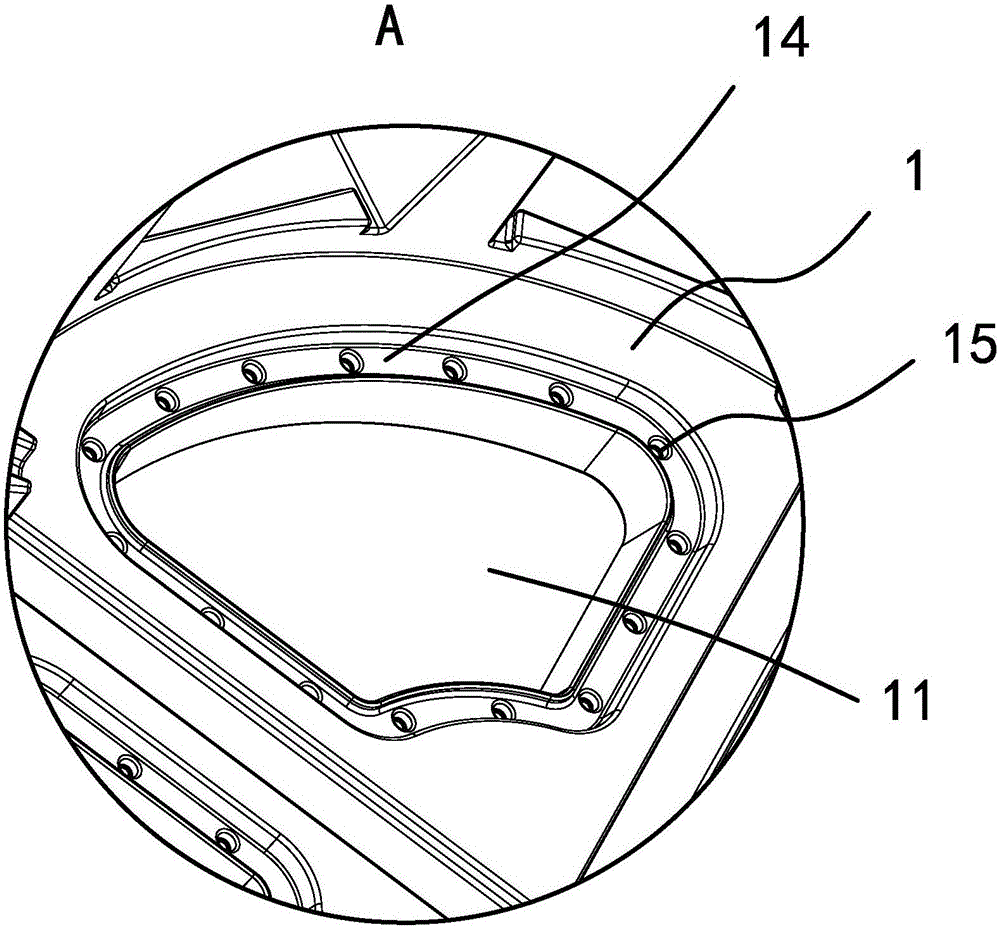 Bottom sealing structure of leisure boat