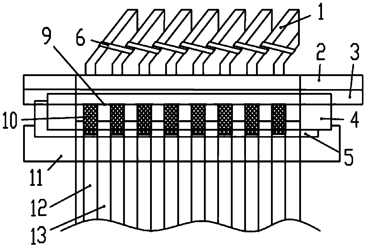 2MW wind turbine notch potting process