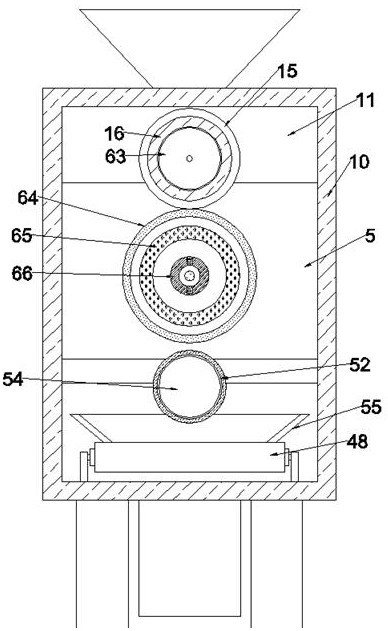 A rice processing equipment that removes fascia by secondary rice rolling