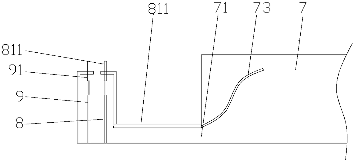 Automatic feeding and receiving apparatus of spinning machine for trial drying filter