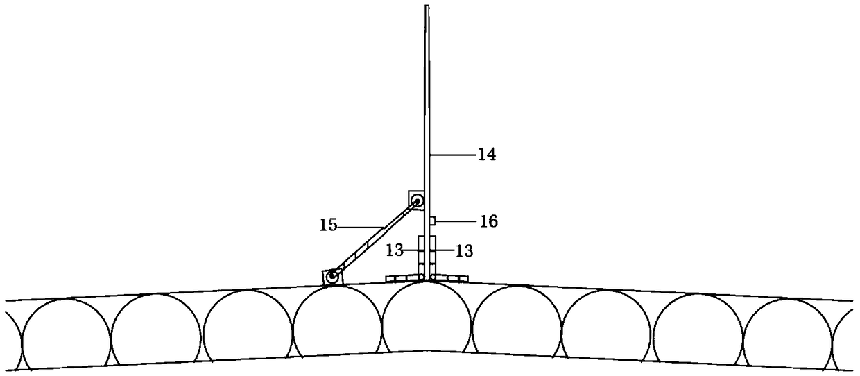 Active control system and method for improving large-span bridge wind-resistant performance