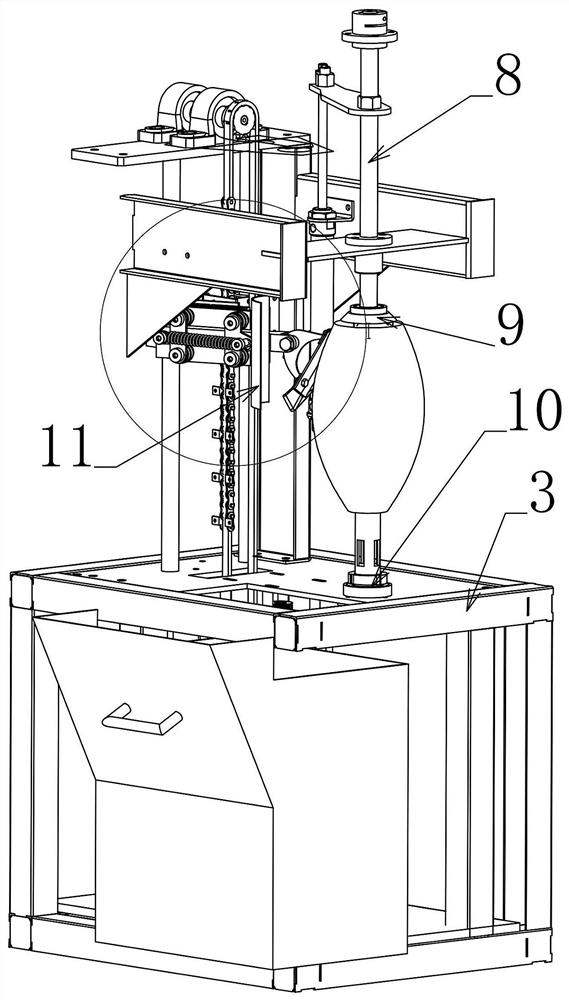 Peeling machine for specially removing rotary type melons and fruits