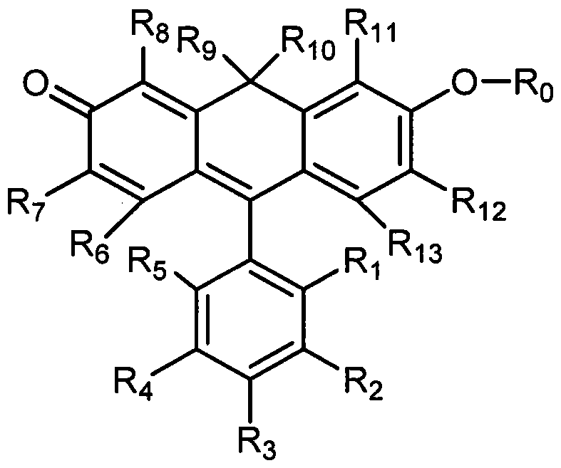 Synthesis and application of a kind of anthracene fluorescent dye