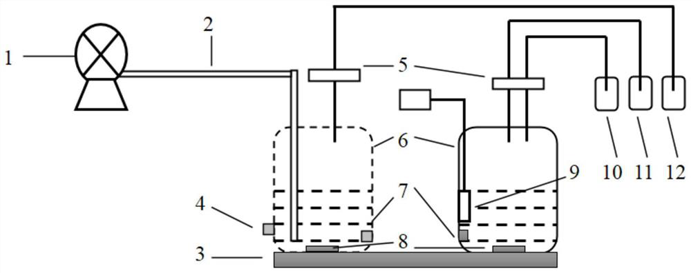 Pretreatment method and pretreatment system for detecting radium content in liquid