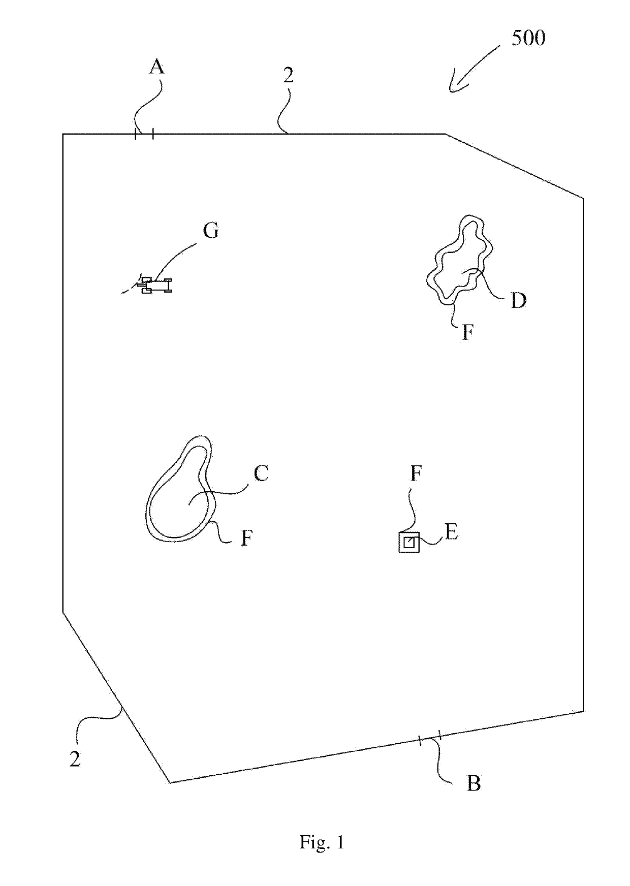 A system and a method for determining a trajectory to be followed by an agricultural work vehicle