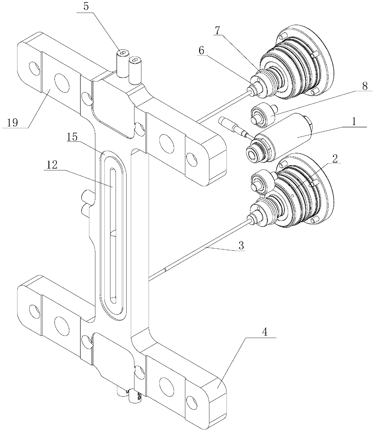 Overlapped and compressed type sealant hot runner system