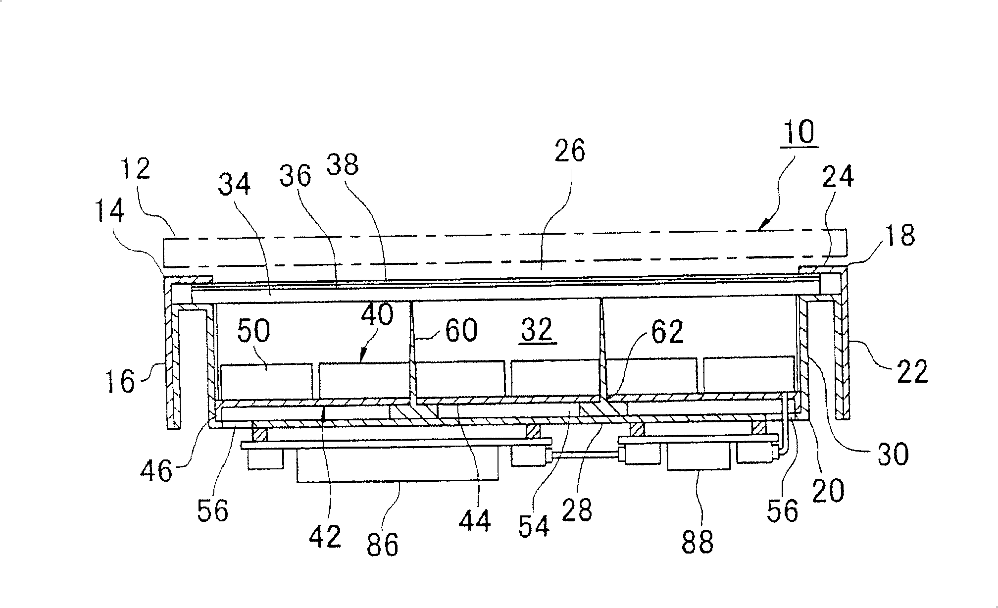 Backlight lamp device and liquid crystal display device